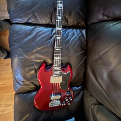 Epiphone EB-3 Bass 2015-2020 Cherry INCLUDES CASE AND STRAP image 1