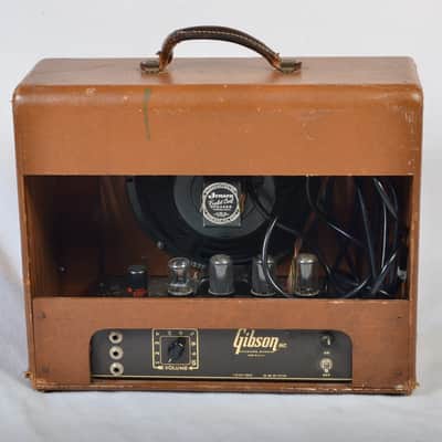 Gibson BR-6F 3-Input 10-Watt 1x10" Guitar Combo 1953 - Brown image 6