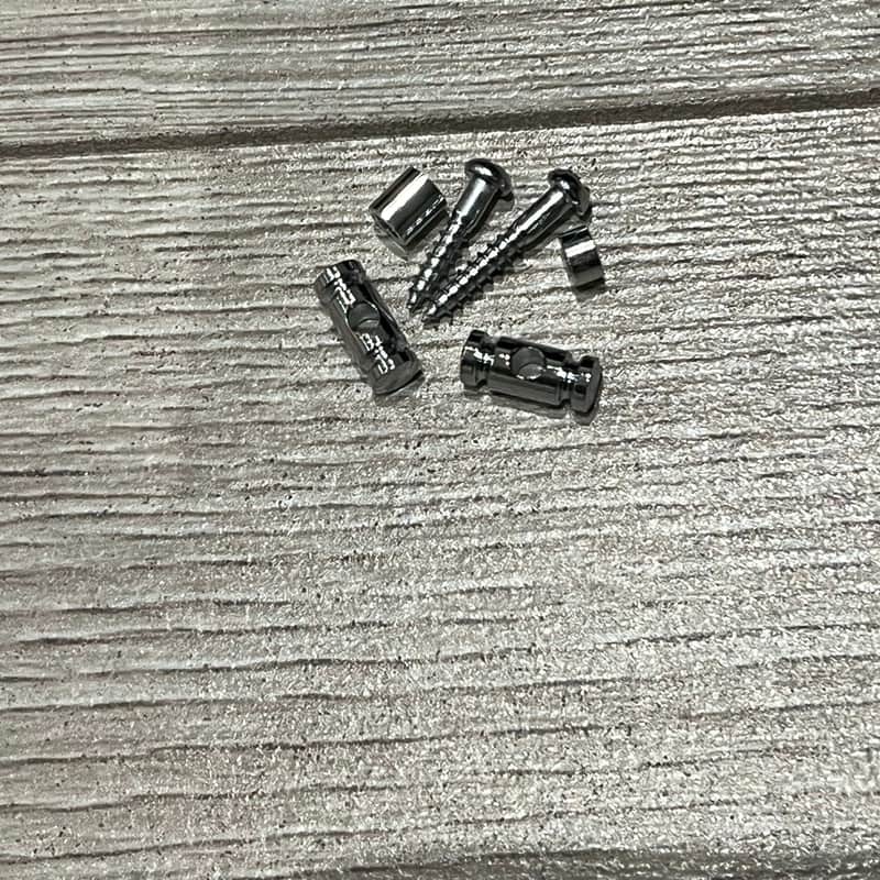 2021 Gotoh guitar string tree/retainer chrome 2 pieces set Chrome
