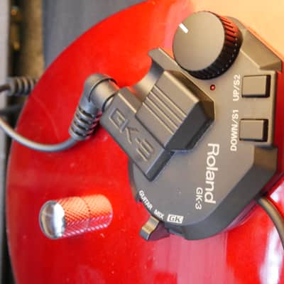 ESP LTD Viper 10 2000s - Candy Apple Red. Roland GK3 Midi pickup installed image 8