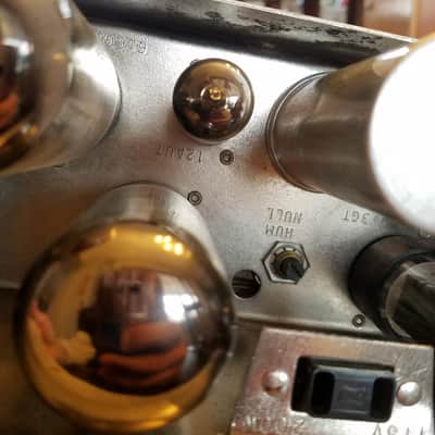 Sherwood Original S1000 Integrated hifi 6L6 mono tube amp Rare 1950s - cream gold speckled black image 13