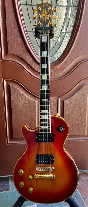 Left Handed 1973 Gibson Les Paul Custom - Cherry Sunburst image 1