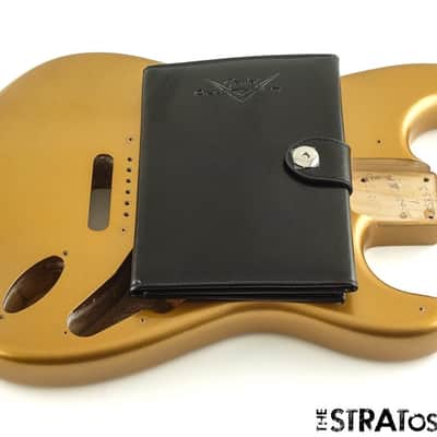 USA Fender Custom Shop 62 Stratocaster NOS BODY, Strat Aged Fire Mist Gold image 3