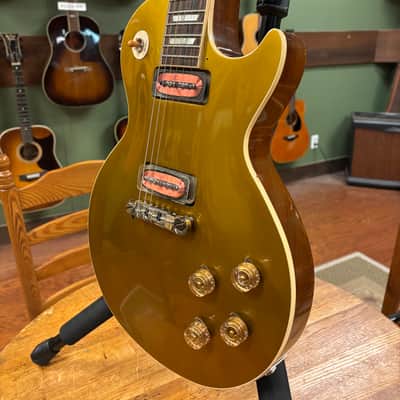 2014 Gibson Custom Shop Standard Historic '54 Les Paul Goldtop Reissue Antique Gold VOS R4 image 4