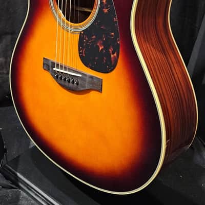 Yamaha LL6 ARE Original Jumbo Acoustic Guitar - Brown Sunburst 2025 image 7