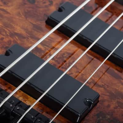Schecter 3970-SHC C-4 Standard 4 String RH Electric Bass - Tobacco Burl image 9