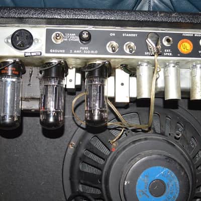 Fender Deluxe Reverb 1971 - Black Tolex image 9