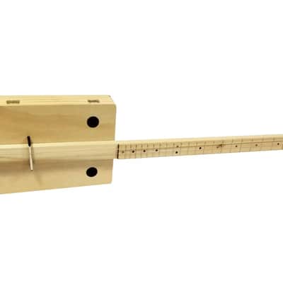 Pure & Simple Fretted 3-String DIY Cigar Box Guitar Kit - Easy Assembly in 1 Hour image 2