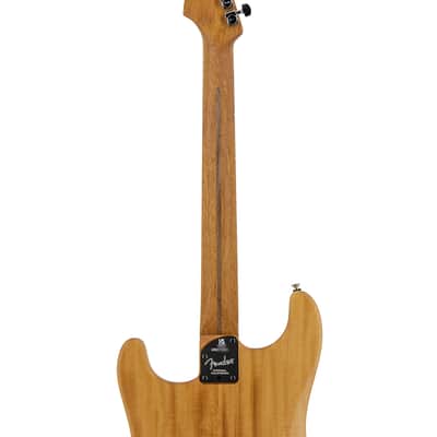 Fender FSR American Acoustasonic Stratocaster Guitar w/Bag, Ebony FB, Shell Pink, US231XXXX image 7