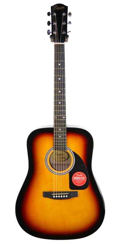 Fender Squier Dreadnought Acoustic Guitar - Sunburst image 1