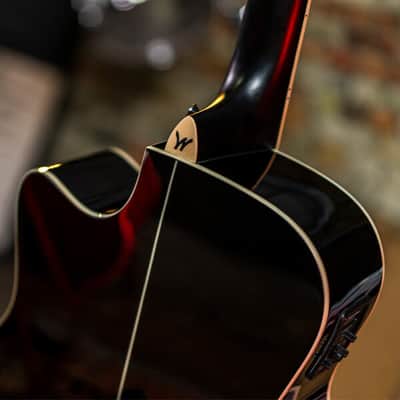 Washburn DFBACEB | Grand Auditorium Guitar w/ Cutaway & Pickup, Black Fade. New with Full Warranty! image 9