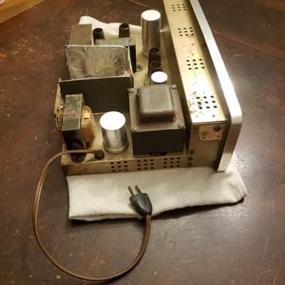 Voice of Music 30 Watt Stereo EL84 tube amp hifi V-M VM 1428 1963 - brown and gold image 10