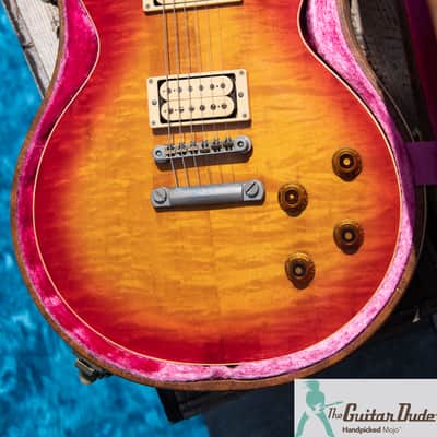 1981 Tokai Love Rock LS120 Vintage Burst - Killer Flame Top Guitar w Nitro Finish & Pro Set Up w Perfect Frets/Action/Intonation! image 2