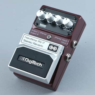 Digitech Hardwire RV-7 Stereo Reverb Guitar Effects Pedal P-30972