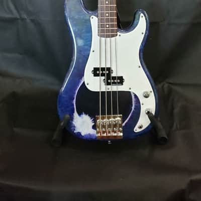 Redshift Guitars  P-Bass  2022 Custom Art- Eclipse image 2