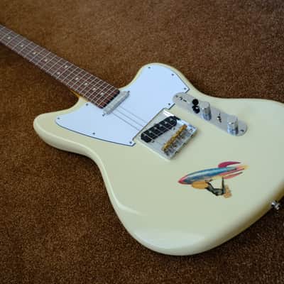 Warmoth Jazzcaster Telemaster Offset Telecaster Olympic White Fender Vintage 64 pickups Pau Ferro image 1