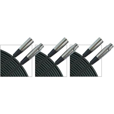 Musician's Gear 20 Ft. XLR Microphone Cable, 3-Pack image 3