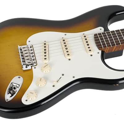 New Fender Custom Shop 1956 Thunder Road Stratocaster Journeyman Relic 2 Color Sunburst 6 Pounds 9 Ounces image 7