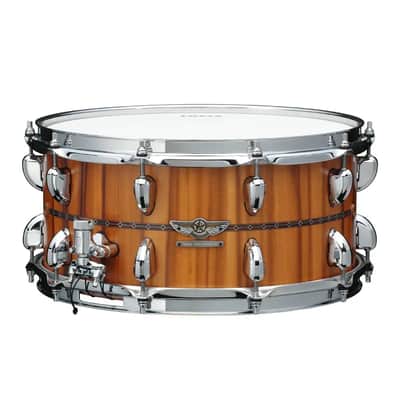 Tama Star Reserve G-Mahogany Snare Drum Satin Natural Tineo image 1