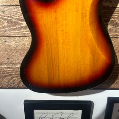 Squier Custom Jazz Bass Upgraded- 3 tone sunburst image 4