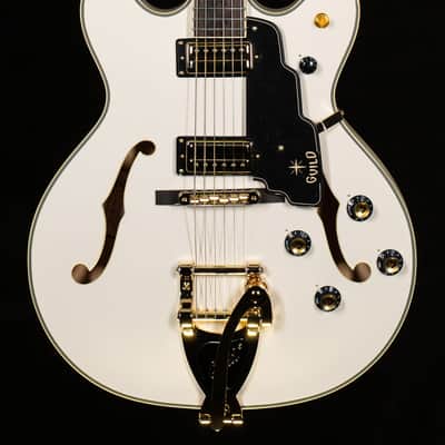 Guild Starfire VI w/ Guild Vibrato Tailpiece Snowcrest White (249) image 3