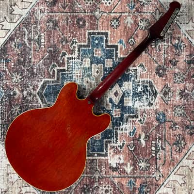 1967 Gibson Trini Lopez Standard Vintage Cherry Made In Kalamazoo ES335 Body Firebird Neck Semi Hollowbody Electric Guitar W/ Custom Shop Lifton Hardshell Case! image 4