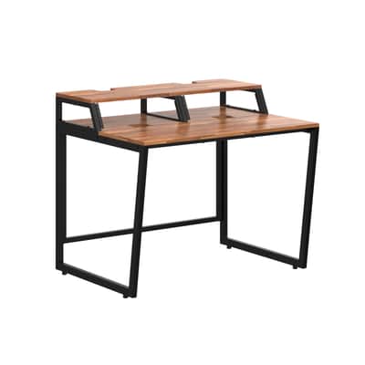 Wavebone Star Rover™ Studio Desk with Keyboard Tray - Wood Finish image 2