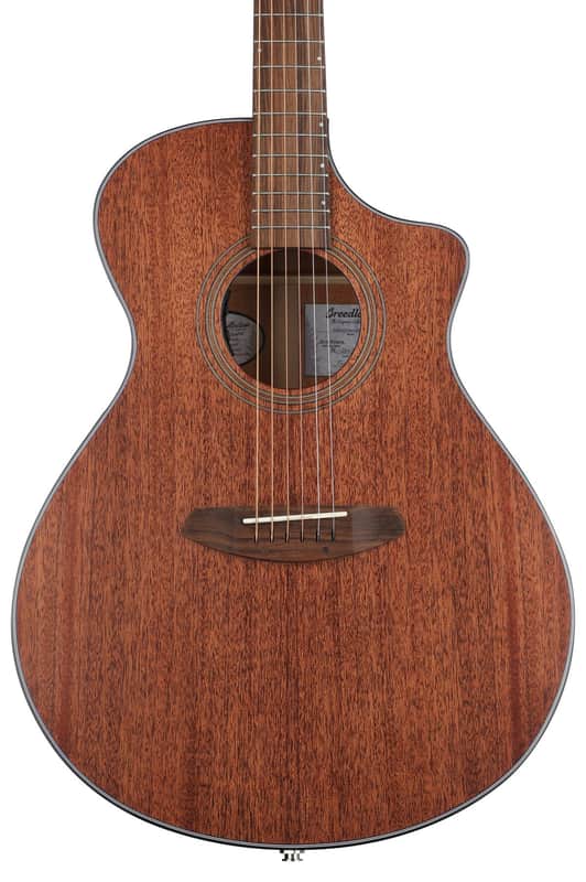 Breedlove Organic Wildwood Concert CE Acoustic-Electric Guitar - Natural Satin African Mahogany (OWCertCEMNSd2) image 1