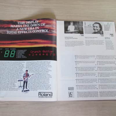 Roland Users Group Magazine's Collection (incl.D-50)  – 1987 -) 1990 - Original Vintage Synthesizer Brochure image 9