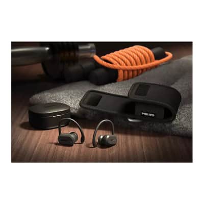 Philips Audio A7306 True Wireless Sports Headphones (Black) image 9