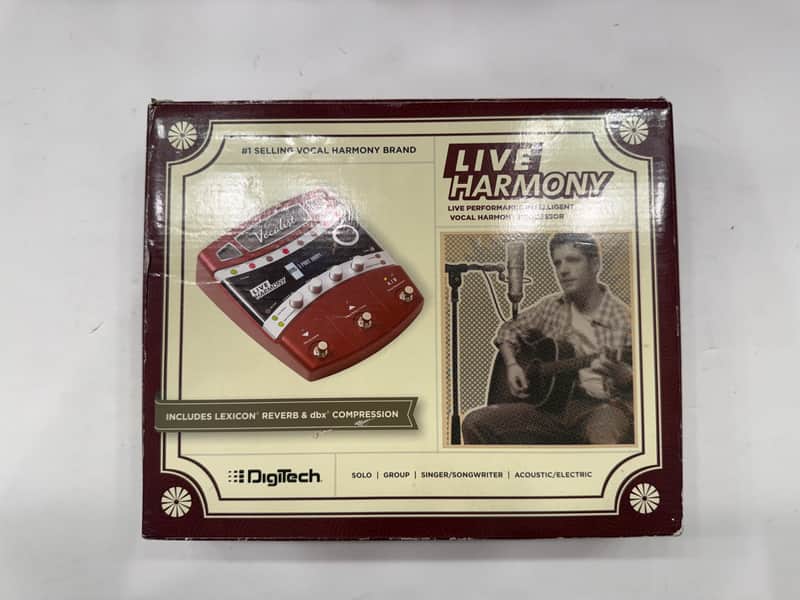 Digitech VLHM Vocalist Live Harmony Vocal Effects Processor Pedal + Box & PSU image 1