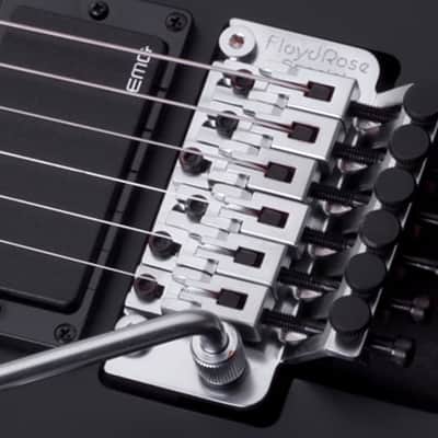 Schecter Damien Platinum-6 FR S Left Hand Electric Guitar - Satin Black (1190) image 8