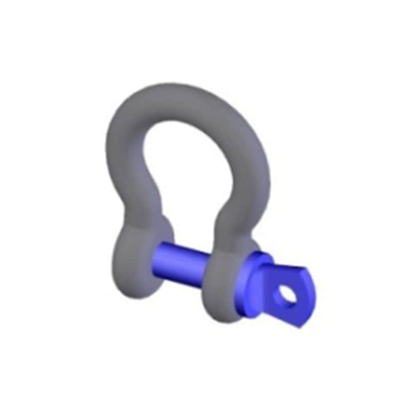 Allen Products SK-315-S 5/16" Shackle with Screw Pin Anchor (Silver) image 1