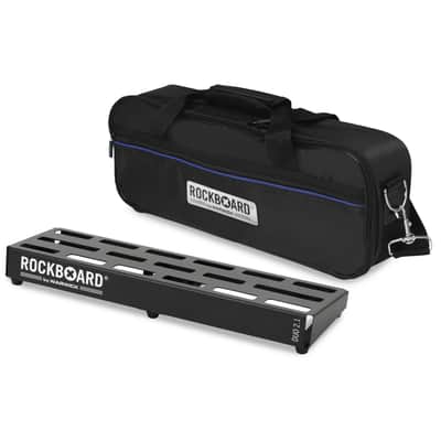 New RockBoard DUO 2.1 Guitar Effects Pedal Board with Gig Bag image 1