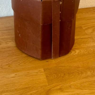 Ultra Rare Vintage Sonor Vulkanfiber 8"x8" Tom Tom Case Z 6008 - 1980s - Very Good+ image 3