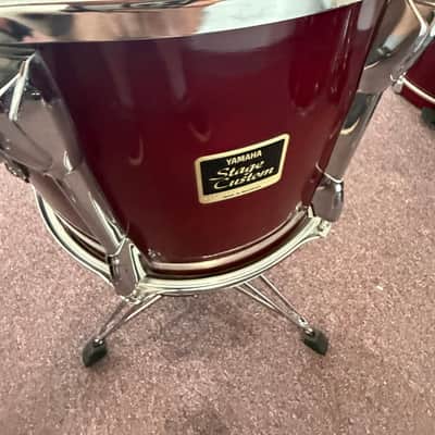 Yamaha Stage Custom Birch 12x9 Rack Tom - Wine Red image 1