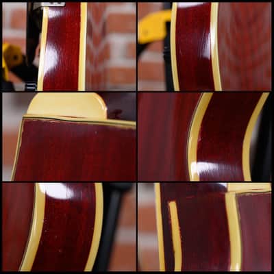 Guild Starfire II in Cherry Finish 1961 w/OHSC (Mods) image 14