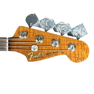 Fender Custom Shop NOS Artisan Jazz Bass, Flame Maple Burl/Rosewood 8.6 LBS *IN STOCK* image 10