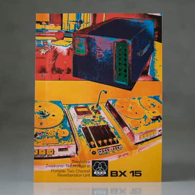 AKG BX15 spring reverb original vintage service manual, product information and promo sheet. image 3
