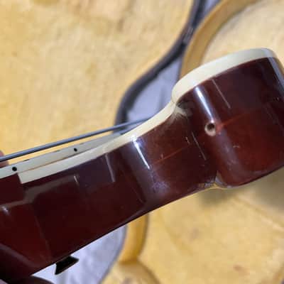 Ibanez 2615B Artist Series Double Cutaway 4-String Bass 1970s - Natural Mahogany image 20