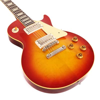 Gibson Custom Shop 1958 Les Paul Reissue Washed Cherry Sunburst VOS image 8