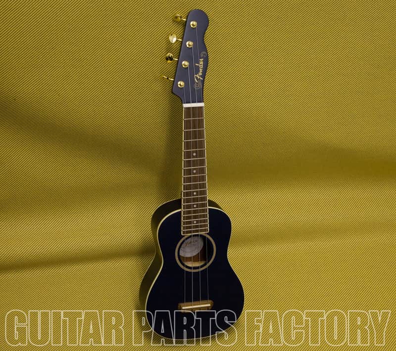 097-1610-102 Fender Grace VanderWaal Moonlight Soprano Ukulele Navy Blue image 1
