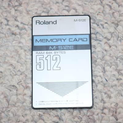 Roland M512-E Memory Card | Reverb