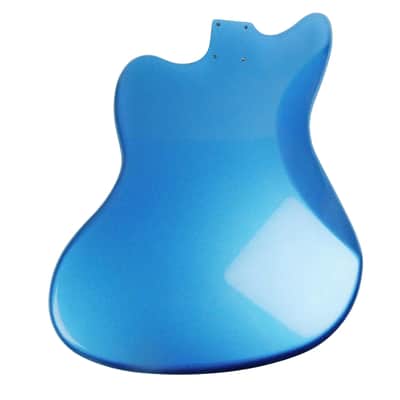 Metallic Blue Metal Alder Jazzmaster Style Guitar Body image 5