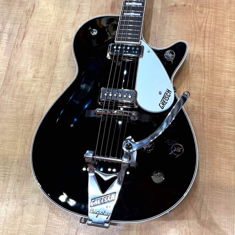 Gretsch G6128T-GH George Harrison Signature Duo Jet Electric Guitar - Black (SN: JT24051471) image 1