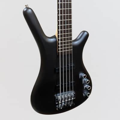 Warwick RockBass Corvette Basic 5 String Electric Bass Guitar - Nirvana Black image 2