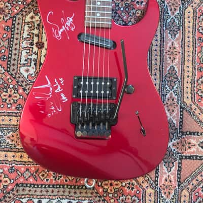 Van Halen Signed Guitar Eddie & Sammy 1995 at Balance World Album Premiere Have Provenance to Provide Charvel Predator HS Early 90’s image 2