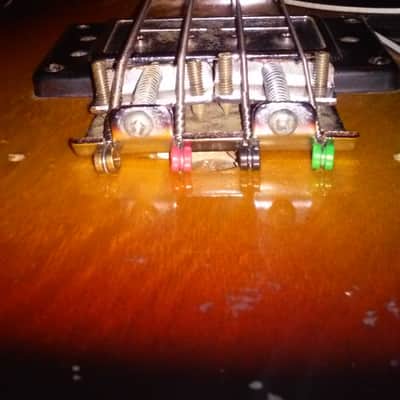 1970's Kay K-2B Bass Sunburst image 12