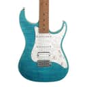 Suhr Standard Plus Electric Guitar, Roasted Maple Fingerboard - Bahama Blue