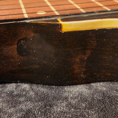 Vintage 1940s Kalamazoo Lap Steel Guitar w/ Original Chipboard Case & Slide image 11